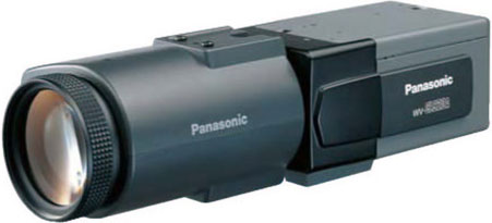 PANASONIC WV-CL924A Camera, 1/2" CCD Color and B/W Switchable, 24VAC/12VDC