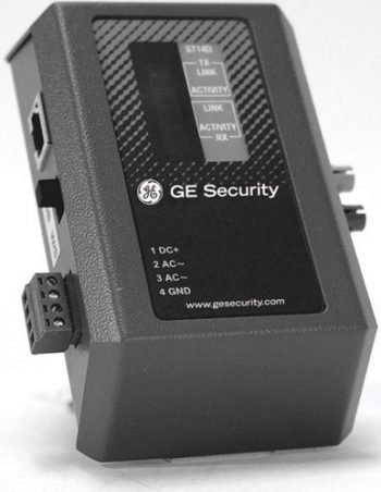 GE SECURITY S714D-RST2 MM – 100Base-T Ethernet, Tcvr, Rack, 2-Fiber
