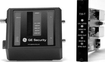 GE Security S739DVT-EST2 MM Video w/ Up-the-Coax Data TX, 2-Fiber
