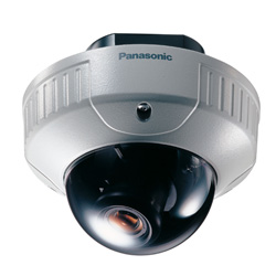 PANASONIC WV-CW244F/15 Flush mount, Vandal-Proof dome camera with 480-lines of resolution and 15-5