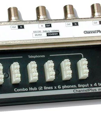 CHANNEL PLUS / OPEN HOUSE H801 COMBINATION TELEPHONE / TV HUB