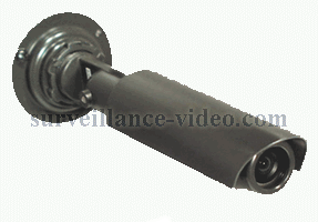 CVC-30- B/W Weatherproof Bullet Camera with Concealed Wiring, Bronze Housing