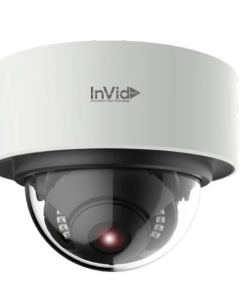 InVid ELEV-C5DRXIR28 5 Megapixel TVI / AHD / CVI / CVBS IR Outdoor Dome Camera, 2.8mm Lens