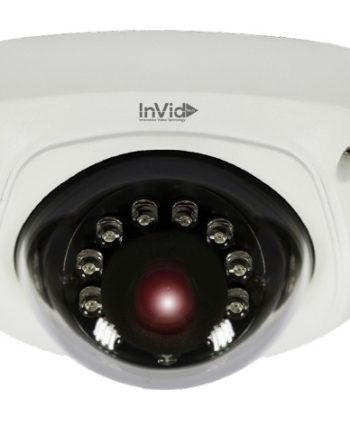 InVid ELEV-C5LIR28 5 Megapixel HD-TVI/AHD/CVI/Analog Outdoor IR Dome Camera, 2.8mm Lens