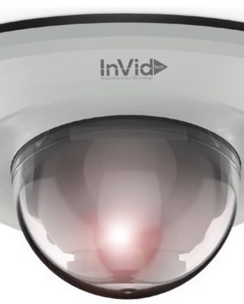 InVid ELEV-P4LIR28 4 Megapixel IP Plug & Play Outdoor Mini Dome Camera, 32′ IR Range, 2.8mm Lens