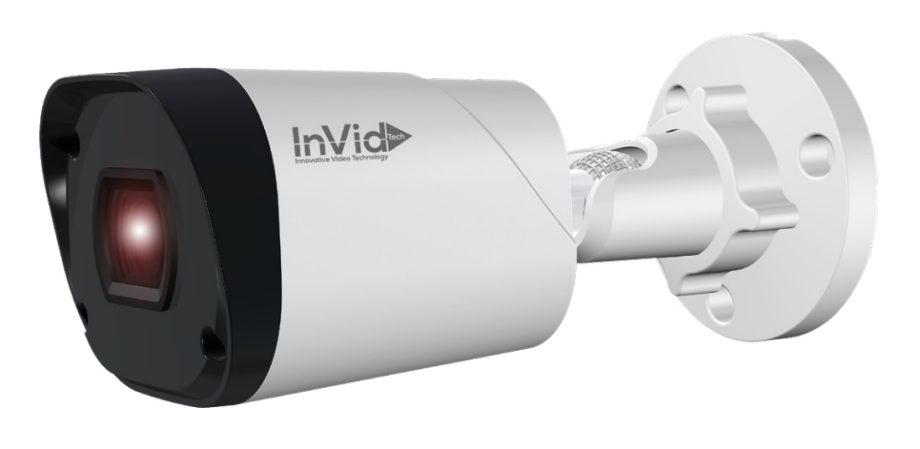 InVid ELEV-P5BXIR28 5 Megapixel IP Plug & Play Outdoor Mini Bullet Camera, 82’ IR Range, 2.8mm Lens