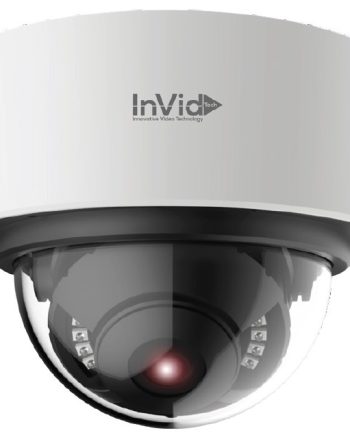 InVid ELEV-P5DRXIR28 5 Megapixel IP Plug & Play Outdoor Dome Camera, 82’ IR Range, 2.8mm Lens