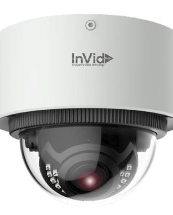 InVid ELEV-P5DRXIRAF2812 5 Megapixel IP Plug & Play IR Outdoor Dome Camera, 2.8-12mm Lens