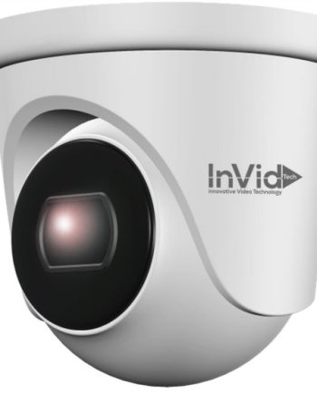 InVid ELEV-P5TXIR28 5 Megapixel IP Plug & Play Outdoor Turret Camera, 82’ IR Range, 2.8mm Lens