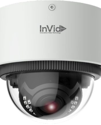 InVid ELEV-P8DRXIRA3611 8 Megapixel IP Plug & Play Outdoor Dome Camera, 3.6-11mm Lens