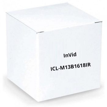 InVid ICL-M13B1618IR 1/3″ M12 F1.8 MP IR, 16mm Lens