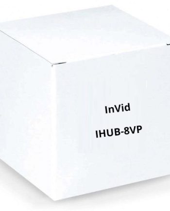 InVid IHUB-8VP Cat Cable Hub 8 Channel Provides Power up Cat Cable 750 Feet