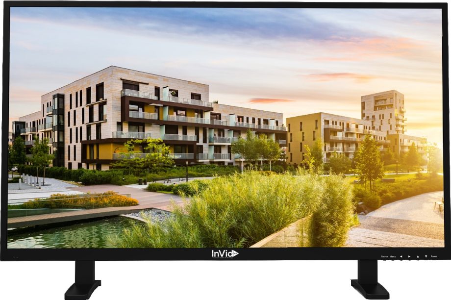 InVid IMHD4K-43 43″ Ultra High Definition 4K Monitor 3840 x 2160 Image HDMI, DisplayPort