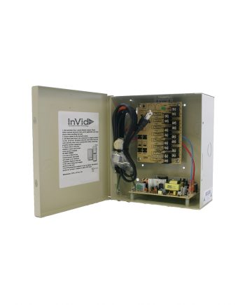 InVid IPS-DCR8-12-2UL 12VDC 8 Channel 12 Amp Power Supply