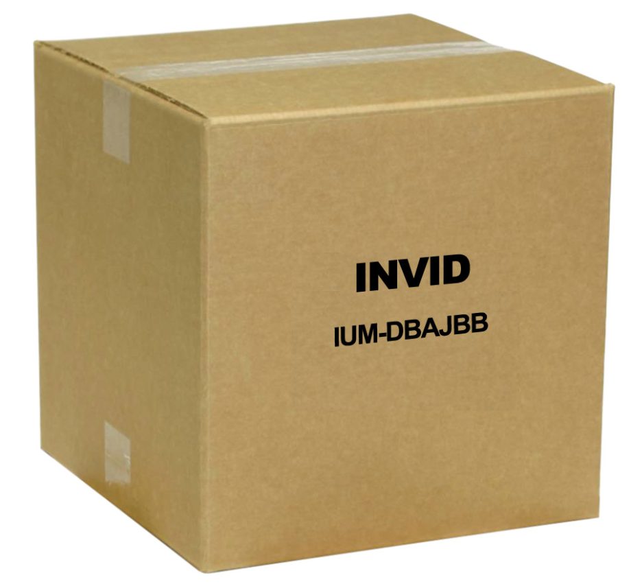 InVid IUM-DBAJBB Ultra Series Black Dome/Bullet Junction Box