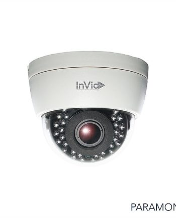 InVid PAR-ALLDIIR2812 2 Megapixel All-in-One (TVI/AHD/CVI/CVBS/Analog) IR Indoor Dome Camera, 2.8-12mm, White Housing