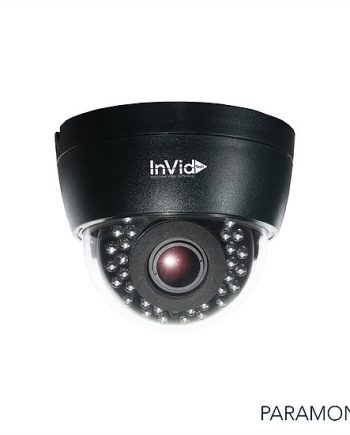 InVid PAR-ALLDIIR2812B 2 Megapixel All-in-One (TVI/AHD/CVI/CVBS/Analog) IR Indoor Dome Camera, 2.8-12mm, Black Housing