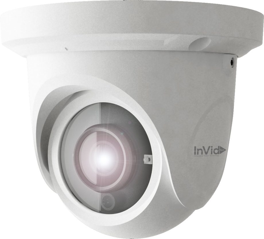 InVid PAR-C2TXIR2812CON 1080p HD-TVI/AHD/Analog Outdoor IR Dome Camera, 2.8-12mm