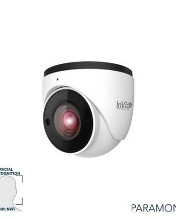 InVid PAR-P2FACETX2812G1 2 Megapixel IP Plug & Play Outdoor Dome Camera with Facial Recognition, 2.8-12mm Lens