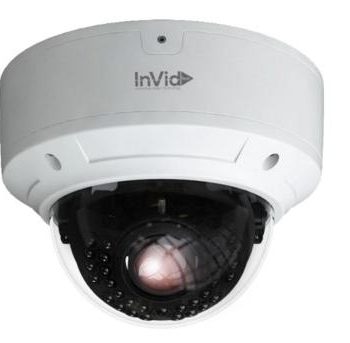 InVid PAR-P3DRIR3312 3 Megapixel IP Plug & Play Outdoor IR Dome Camera, 3.3-12mm