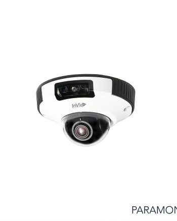 InVid PAR-P4LIR28 4 Megapixel Outdoor Low Profile Camera, 2.8mm Lens, White Housing