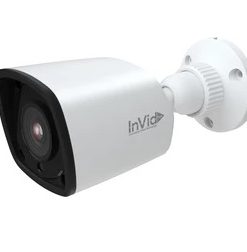 InVid PAR-P5BIR36F 5 Megapixel IP Plug & Play Outdoor Network IR Mini Bullet Camera with Facial Recognition, 2.8mm Lens