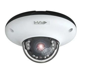 InVid PAR-P5UFO28F 5 Megapixel IP Plug & Play Indoor Network IR Dome Camera, 2.8mm Lens