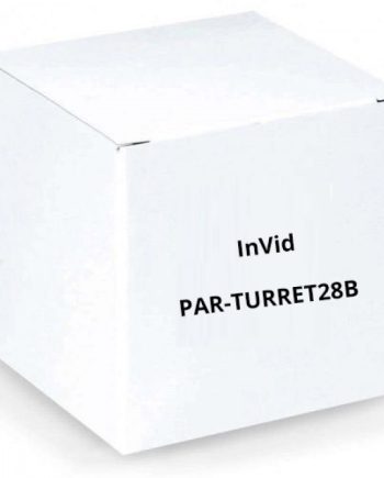 InVid PAR-TURRET28B HD-TVI/CVI/AHD/Analog Dome Camera, 2.8mm Lens, Black