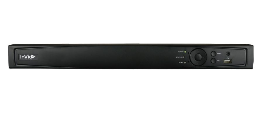 InVid UD1B-4-2TB 4 Channel 4K HD TVI/AHD/CVI/Analog Digital Video Recorder, 2TB