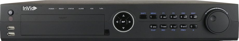 InVid UD2A-16-16TB 16 Channel TVI/Analog Universal Port Digital Video Recorder, 16TB