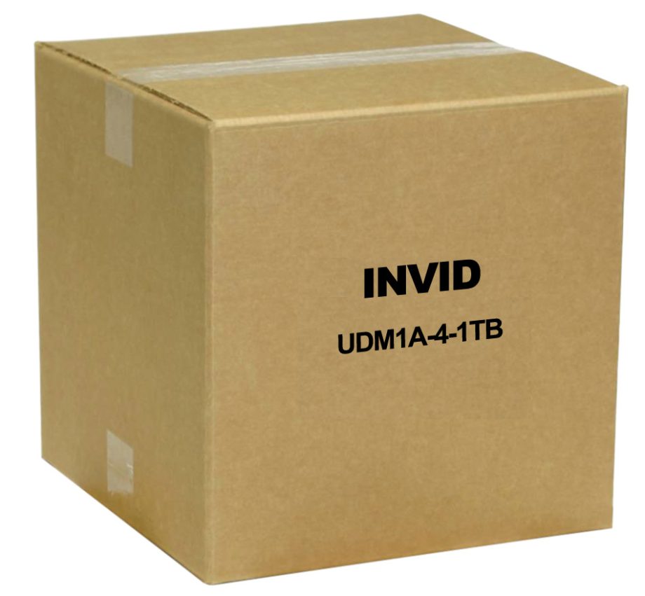 InVid UDM1A-4-1TB HD TVI Digital Video Recorder, 1TB