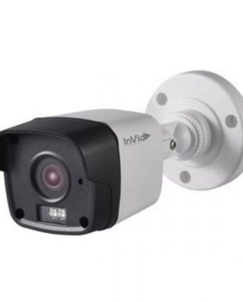 InVid ULT-C2BIR28 1080p TVI Outdoor Mini Bullet Camera, 2.8mm Lens, 65’ EXIR Range, 12VDC