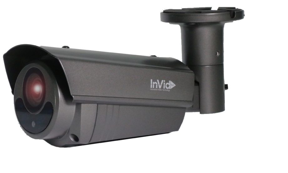 InVid ULT-C2BXIRA2808B HD-TVI 1080p IR Outdoor Bullet Camera, 2.8-8mm, Black