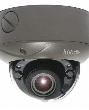 InVid ULT-C2DRIRM2812B 2 Megapixel TVI Outdoor IR Dome Camera, 2.8-12mm Lens, Black