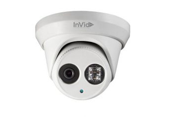 InVid ULT-C2TXIR28 1080p TVI Outdoor IR Dome Camera, 12VDC, 2.8mm Lens