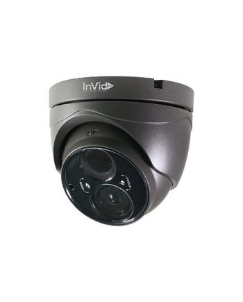 InVid ULT-C2TXIR2812B 2 Megapixel TVI Outdoor IR Turret Camera, 2.8-12mm, Black