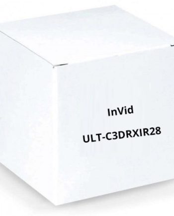 InVid ULT-C3DRXIR28 HD-TVI Dome Camera, 2.8mm Lens