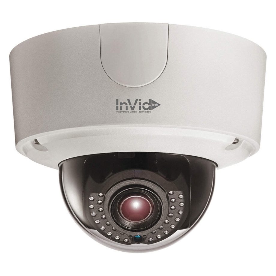 InVid ULT-P3DRIRM832 3 Megapixel IP Plug & Play Dome Camera, 8-32mm Lens