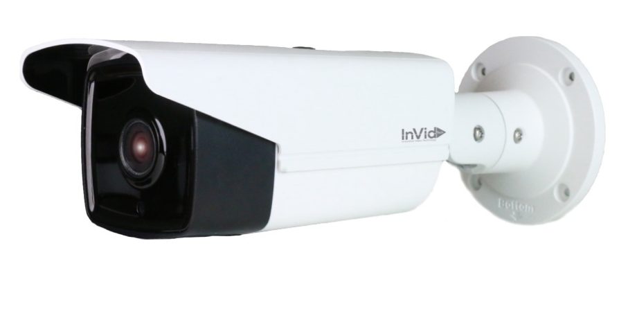 InVid ULT-P4BXIR4N 4 Megapixel Network IR Outdoor Bullet Camera, 4mm Lens