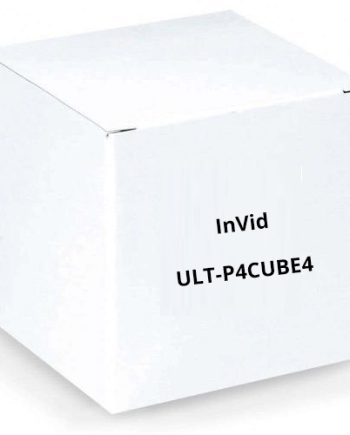 InVid ULT-P4CUBE4 4 Megapixel Network Cube Speciality Camera, 4mm Lens