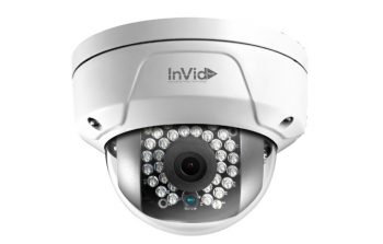 InVid ULT-P4DRIR6N 4 Megapixel Network IR Outdoor Dome Camera, 6mm Lens