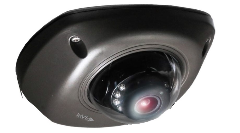 InVid ULT-P4LIR28B 4 Megapixel Network IR Outdoor Dome Camera, 2.8mm Lens, Black