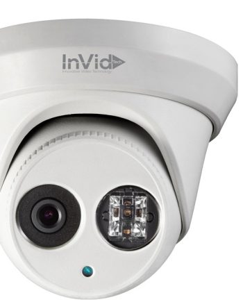 InVid ULT-P4TXIR12 4 Megapixel Network IP IR Dome Camera, 12mm Lens, White