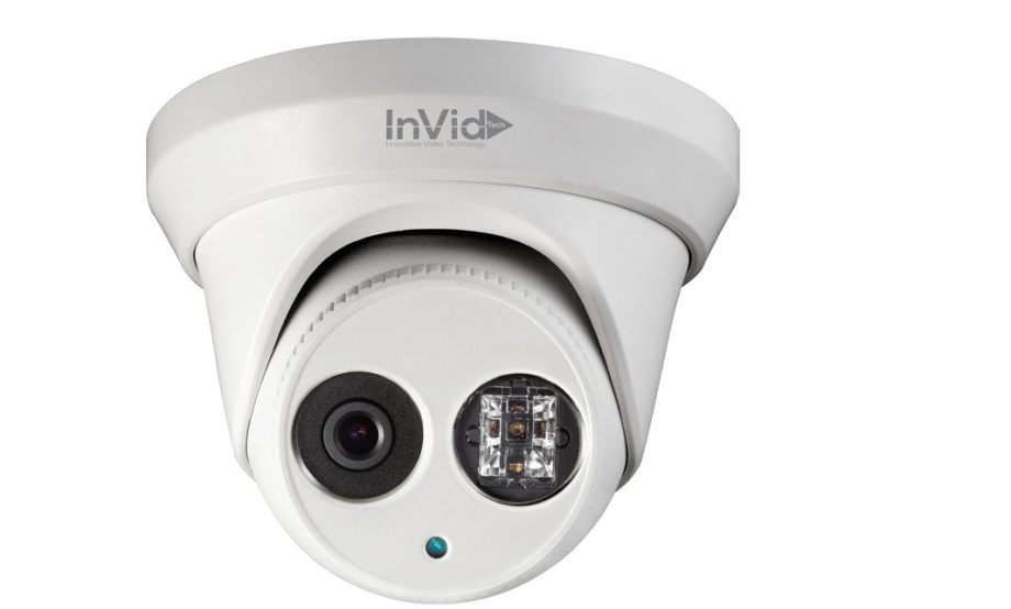 InVid ULT-P4TXIR12 4 Megapixel Network IP IR Dome Camera, 12mm Lens, White