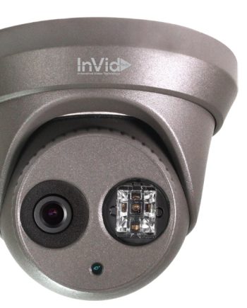 InVid ULT-P4TXIR28B 4 Megapixel Network IP IR Dome Camera, 2.8mm Lens, Black