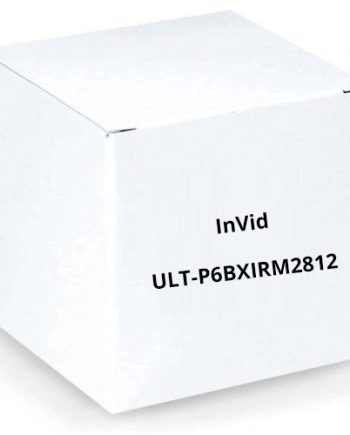 InVid ULT-P6BXIRM2812 6 Megapixel IP Plug & Play Outdoor IR Bullet Camera, 2.8-12mm