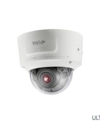 InVid ULT-P6DRXIRM2812 6 Megapixel Day/Night Outdoor IR Rugged Dome Camera, 2.8-12mm Lens
