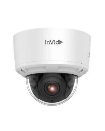 InVid ULT-P8DRIRM2812 8 Megapixel 4K IP IR Plug & Play Outdoor Dome Camera, 2.8-12mm Lens