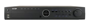 InVid UN1A-16X16L-2TB 16 Channels 4K Network Video Recorder with 16 Plug & Play Ports, 4 HD Bays, 2TB