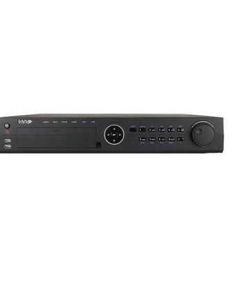 InVid UN1A-32X16-6TB 32 Channels 4K Network Video Recorder with 16 Plug & Play Ports, 4 HD Bays, 6TB